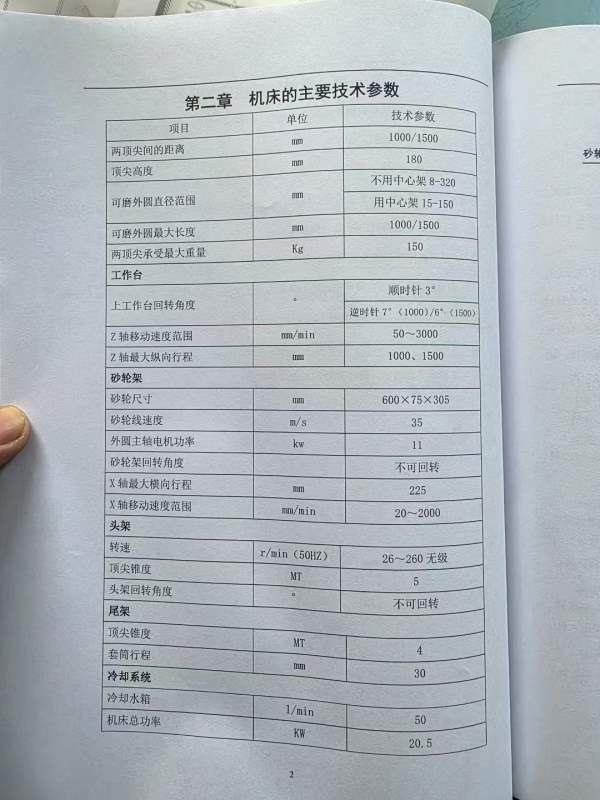 全新未用威海华东数控外圆磨，带两套测量系统，砂轮附.