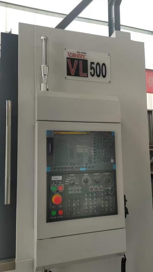 台湾大侨VL500高速数控立车，发那科0iTFplus系统，12.