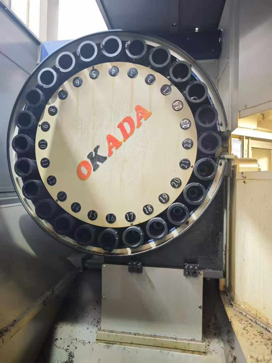基本全新安装少用沈阳HMC-80Q单台卧式加工中心，三轴.