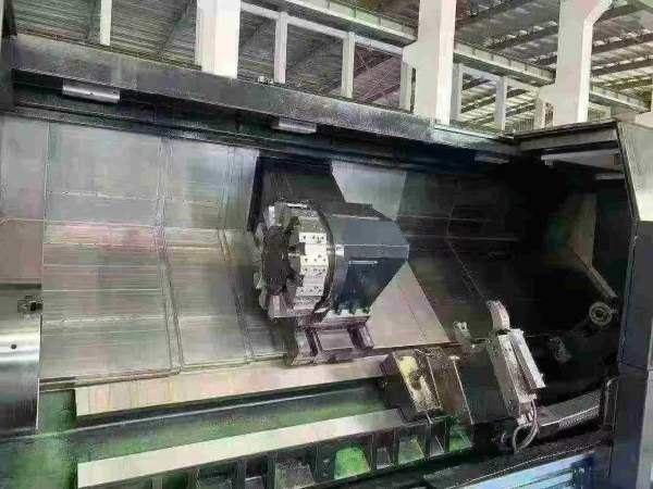 韩国原装进口斗山PUMA600L数控车床，16寸液压卡盘，12.
