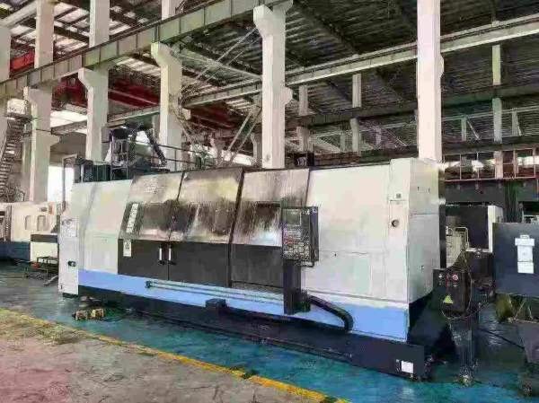 韩国原装进口斗山PUMA600L数控车床，16寸液压卡盘，12.