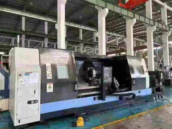 韩国原装进口斗山PUMA600L数控车床，16寸液压卡盘，12.