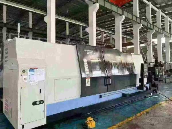 韩国原装进口斗山PUMA600L数控车床，16寸液压卡盘，12.