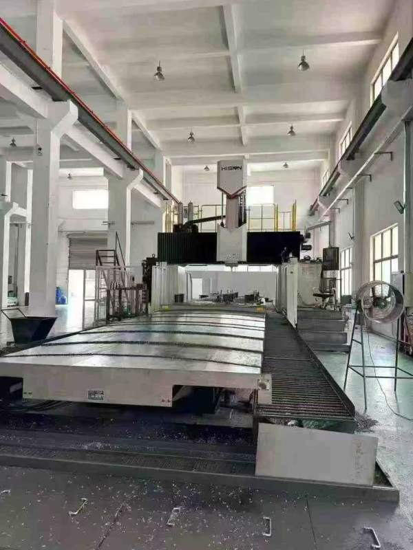 浙江工厂刚买一台海天8米龙门，工作台2.5米8米，门宽3.