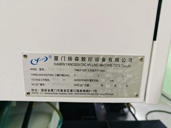 1.5万转新到福建一线品牌扬森精品1160重型加工中心，B.