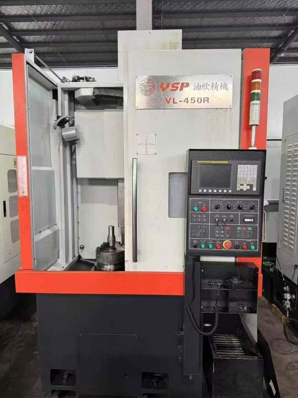 油欣VL-450R数控立式车床，加工高度为450mm，回转直径.