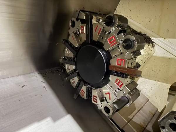 准新机:乔峰智能580斜轨刀塔机，回转直径500mm，加工.
