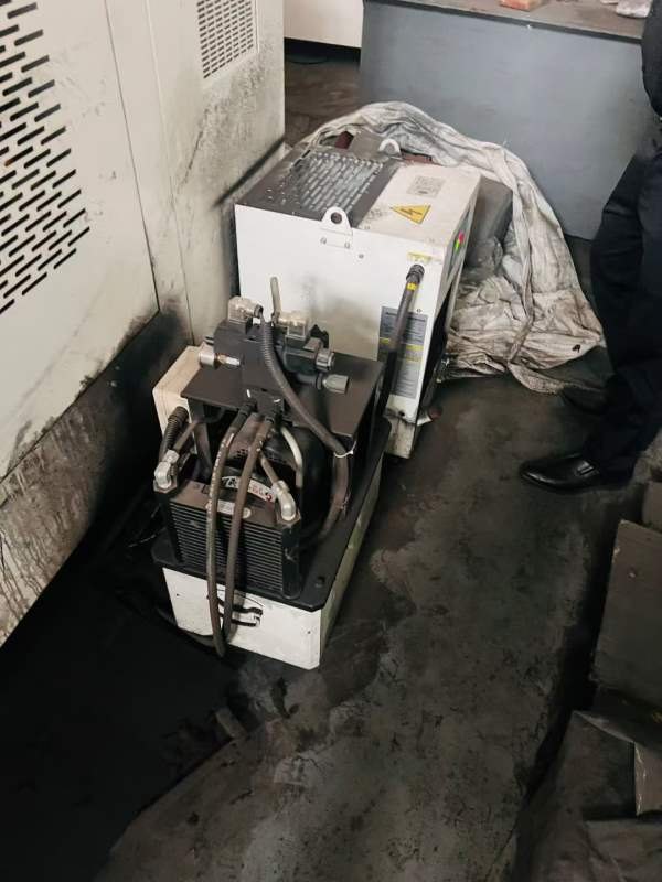 刚买一台潼乾550单工位卧式加工中心 安装少用 在位便.