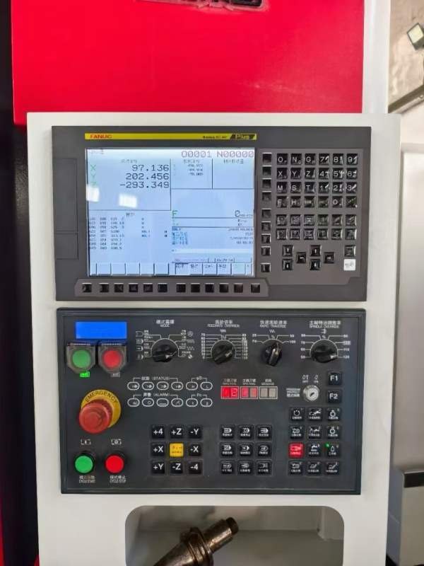 恒威1160加工中心，法那科mf Plus系统，三轴45滚柱线.