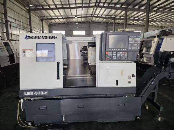 刚刚到货基本全新机，北一大隈LBR-370-e数控车床，配O.