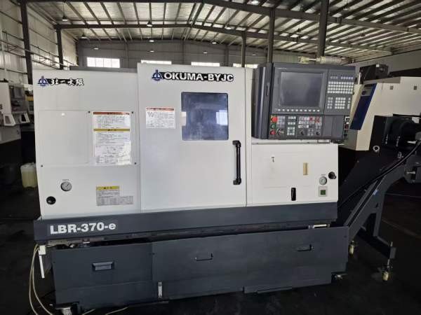 刚刚到货基本全新机，北一大隈LBR-370-e数控车床，配O.