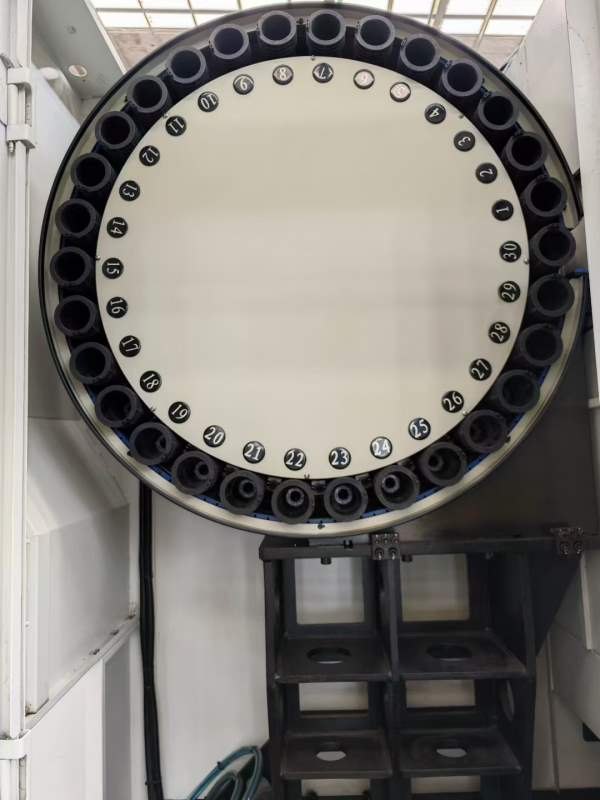 国盛HME-63卧式加工中心，23年出厂，发那科MF-P系统，.