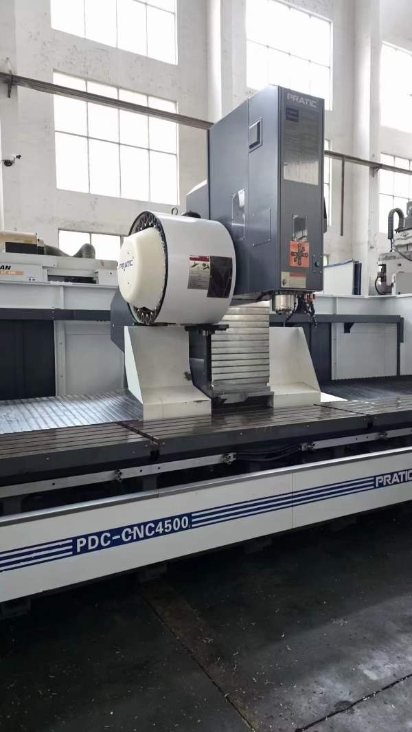 2021年7月出厂，普拉迪PDC4500型材加工中心，全铸件床.