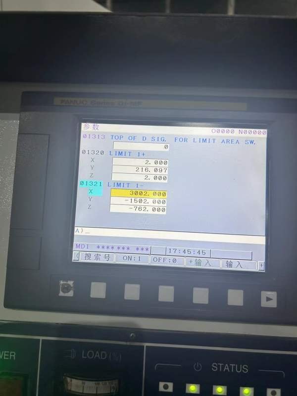 台湾亚威NVP-3015龙门工加中心，发那科MF系统（1包系.