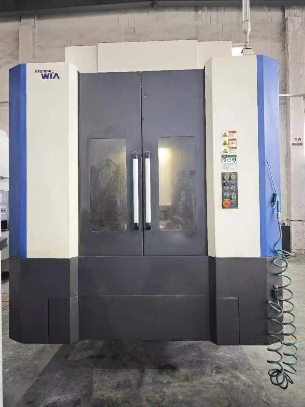 刚到货，高配原装韩国威亚双工位卧式加工中心，型号HS.