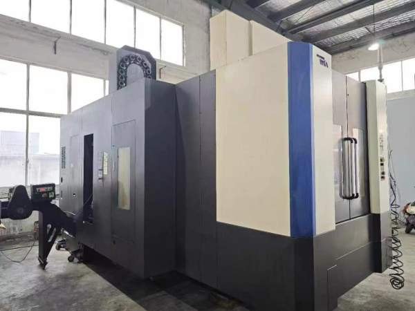 刚到货，高配原装韩国威亚双工位卧式加工中心，型号HS.