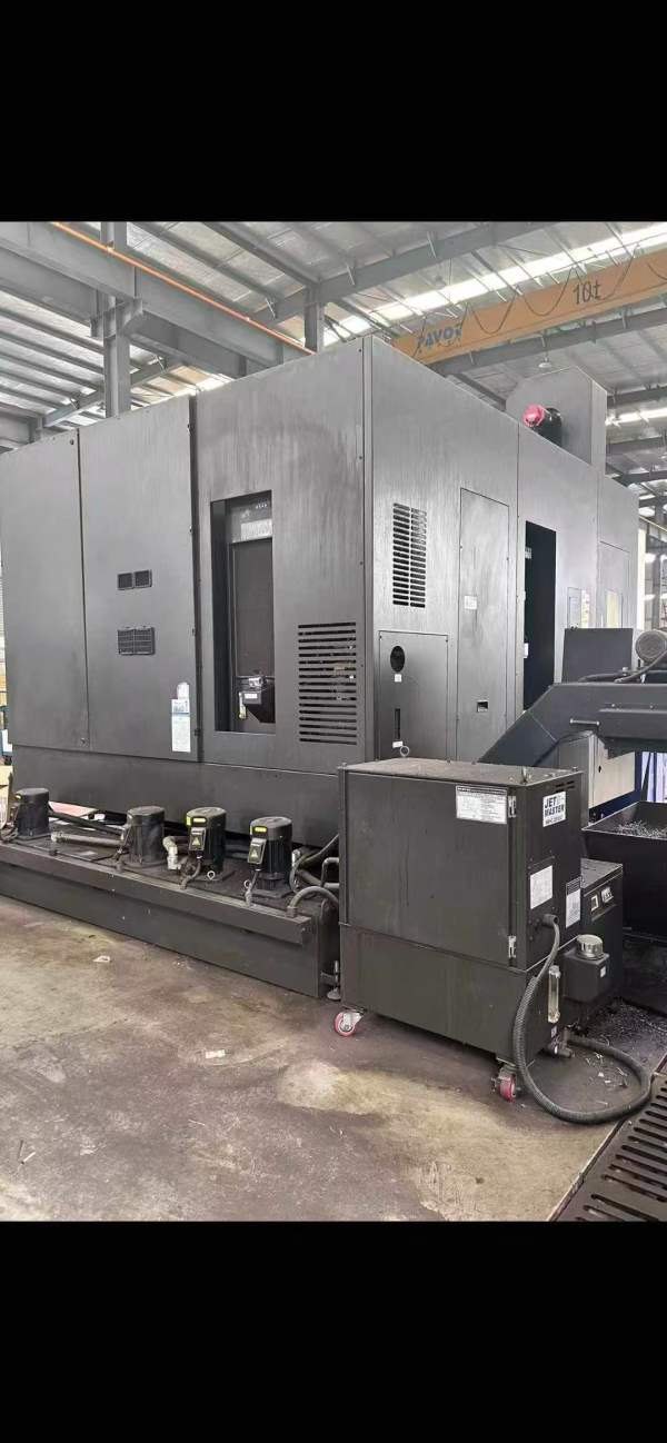 刚到货，高配原装韩国威亚双工位卧式加工中心，型号HS.