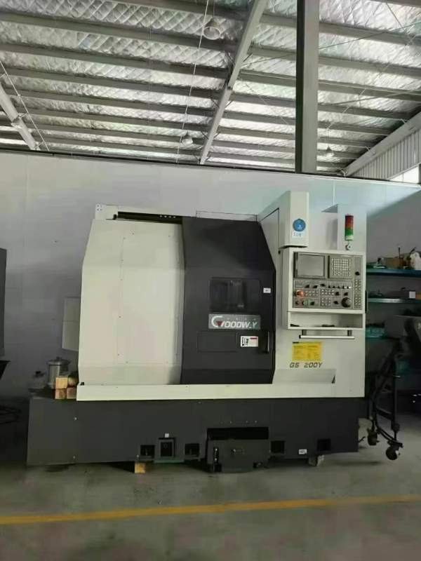 台湾原装进口程泰GS200Y车铣中心，带Y轴，8寸卡盘，硬.