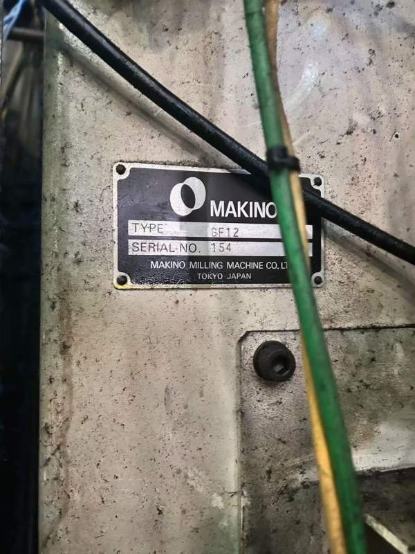 在位出售牧野GF12立加一台、安装在位正常使用、懂行的.