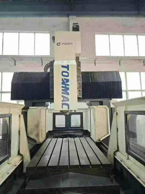 刚刚拿下一台南通机床厂产2015数控龙门、工作台2/1.25.