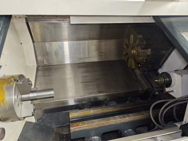 台湾原装进口程泰GA3600L数控车床，台湾15寸中空液压.