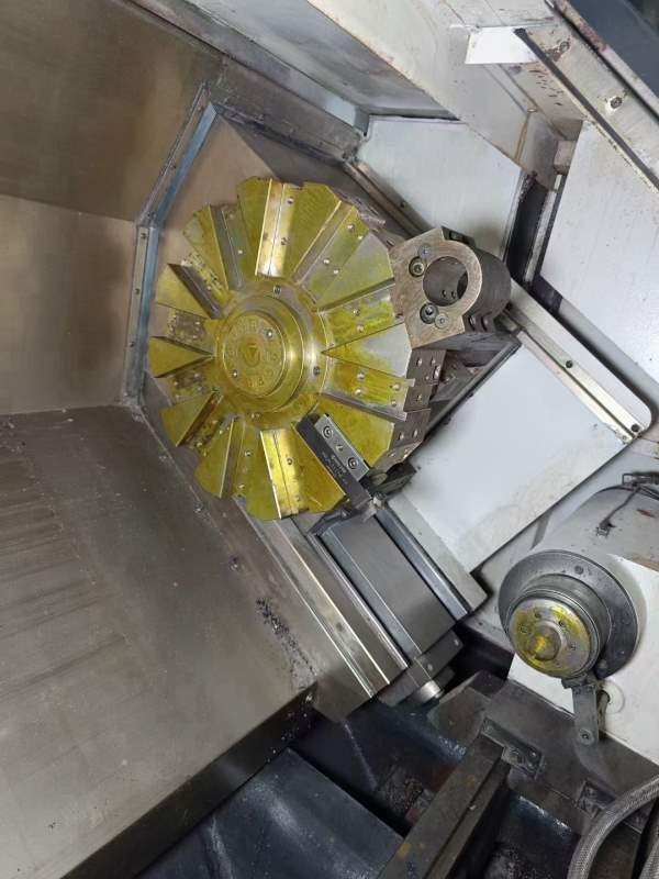 台湾原装进口程泰GA3600L数控车床，台湾15寸中空液压.