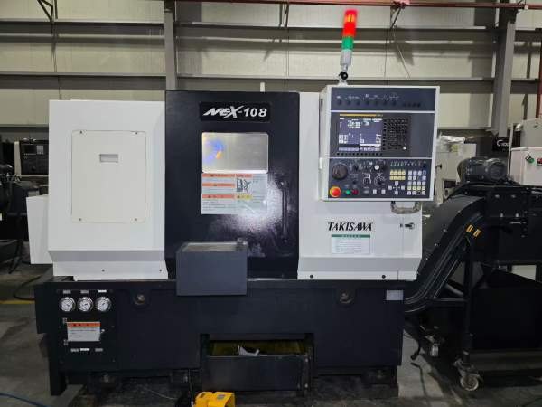 2022年出厂泷泽NEX-108数控车床，发那科0i-TF plus系.