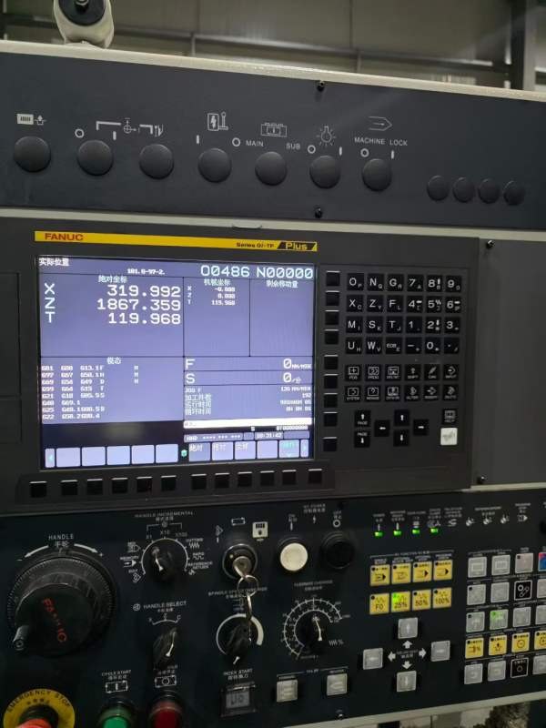 2022年出厂泷泽NEX-108数控车床，发那科0i-TF plus系.