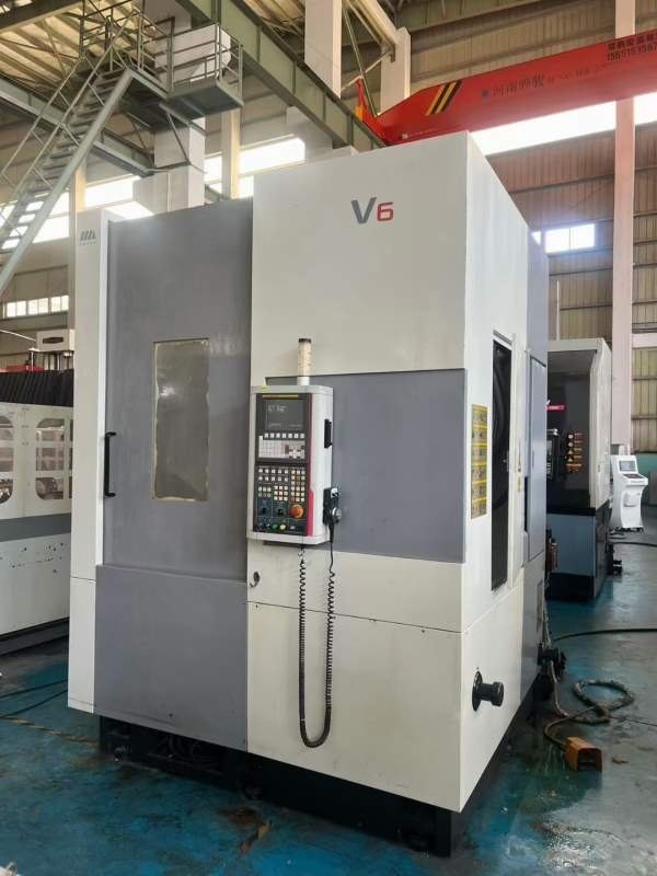 沈阳V6数控立车，发那科MF系统，埃尔法1包，液压卡盘2.