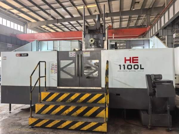 刚买一台22年台资品牌国祥HE1100L卧式加工中心 发那科.
