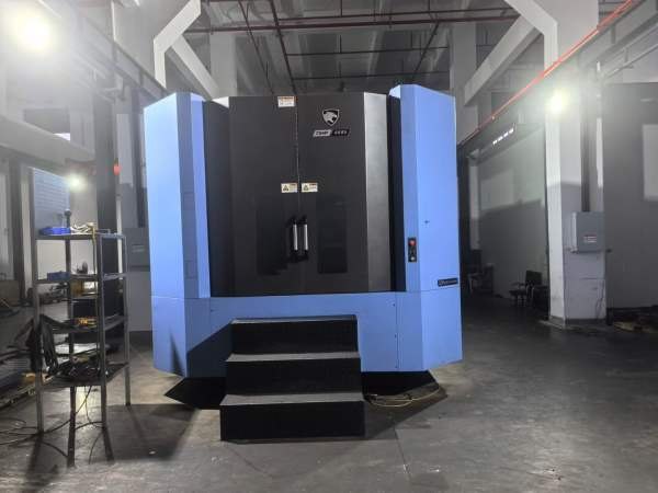 韩国斗山800卧加，NHP-8005卧式双工位加工中心，2024.