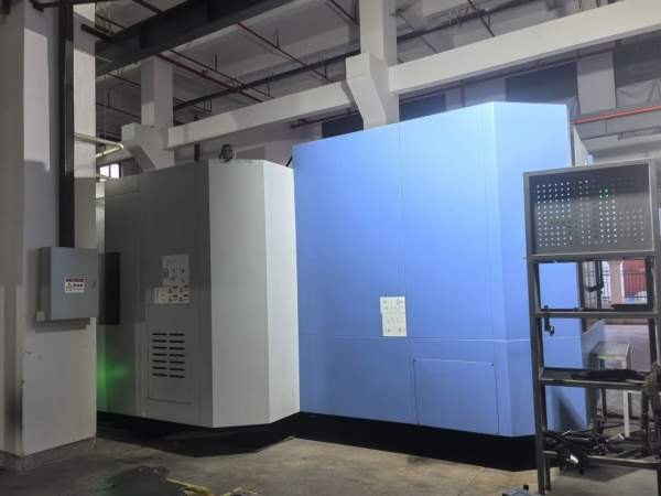 韩国斗山800卧加，NHP-8005卧式双工位加工中心，2024.