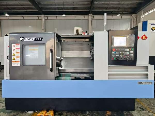2025年斗山迪恩LYNX305数控车床、发那科Plus系统、10.