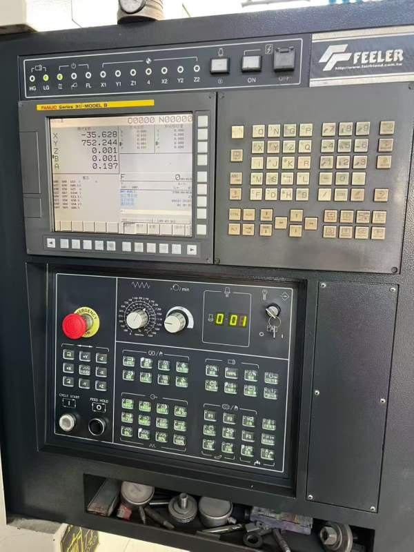 兰州工厂刚买台湾友佳800双台卧加，发那科31i系统，工.