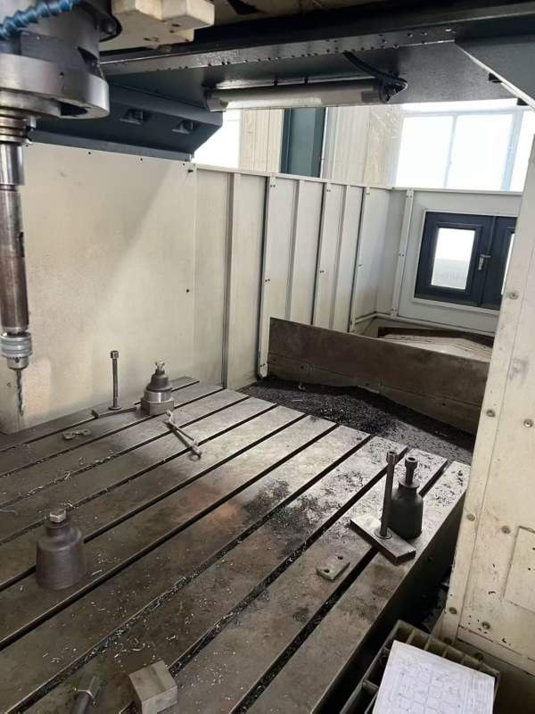 兰州工厂 刚买整厂机床 台湾高峰3116数控龙门，工作台.