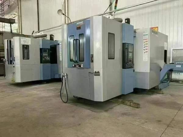 仅剩一台：韩国斗山HP4000卧式加工中心，系统法纳克31.