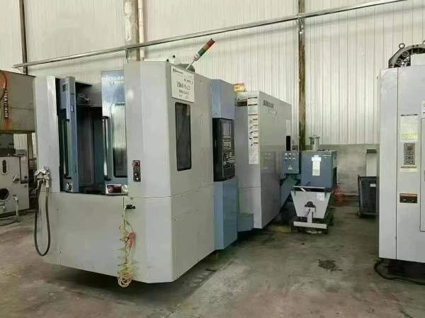 仅剩一台：韩国斗山HP4000卧式加工中心，系统法纳克31.