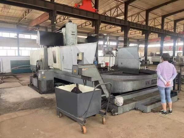 在位出售4米台湾高明数控龙门、发那科18i-MB系统、三.