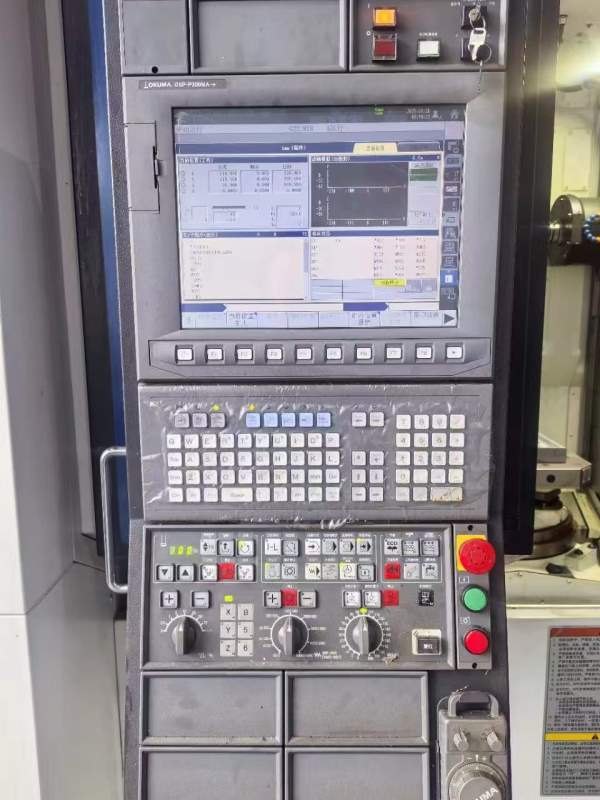 准新北一大隈MBR-4000H-e系统OKUMA. OSP-P300MA-e三轴.