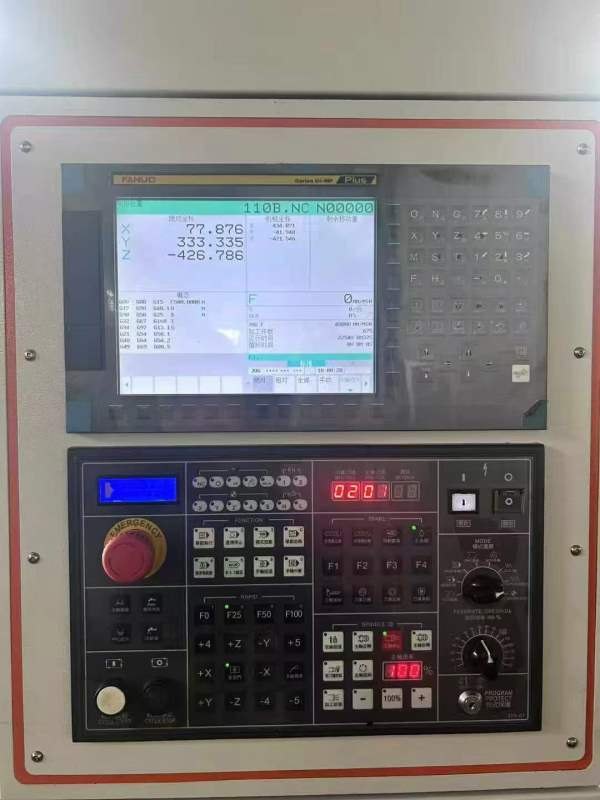 同款2台重型厚道VF-85准新加工中心、发那科MFplus系统.