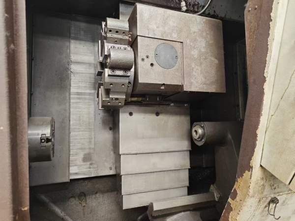 两台大连斜车，发那科系统，回转直径500，长度300，带.