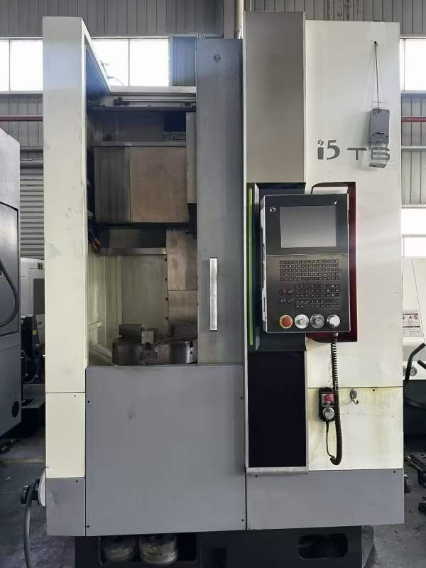 项目后一台！便宜了！沈阳i5T6.4高速数控立车：两轴重.