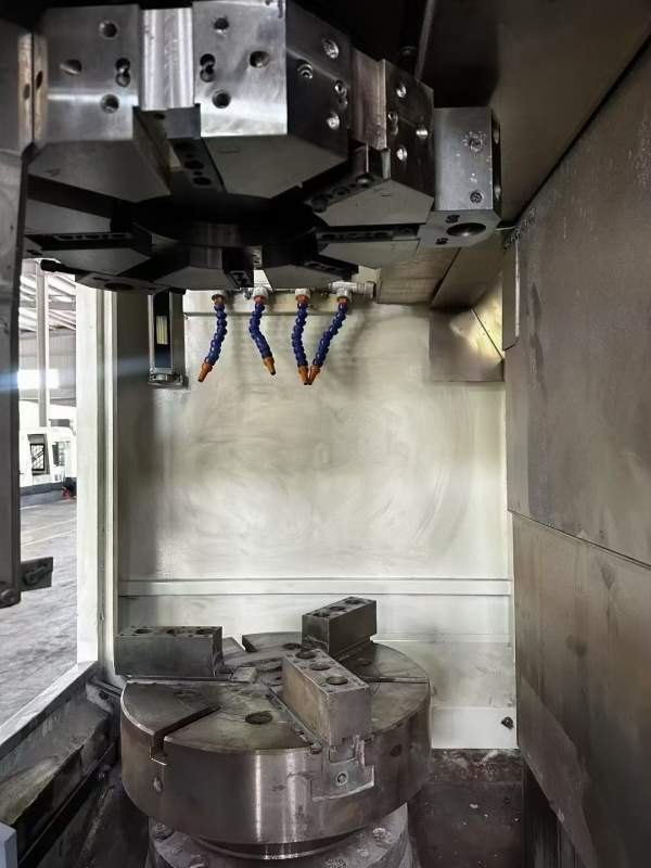 项目后一台！便宜了！沈阳i5T6.4高速数控立车：两轴重.