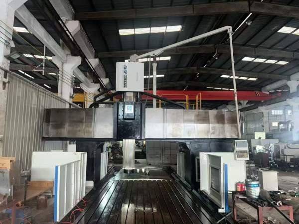 广东在位买下一台国盛6038龙门加工中心一台。