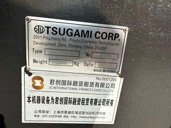 津上M08JII数控车床，2021年出厂，8寸卡盘，8工位刀塔.