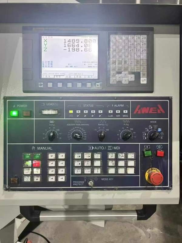 台湾亚威NVP-3015龙门工加中心，发那科MF系统、两线硬.