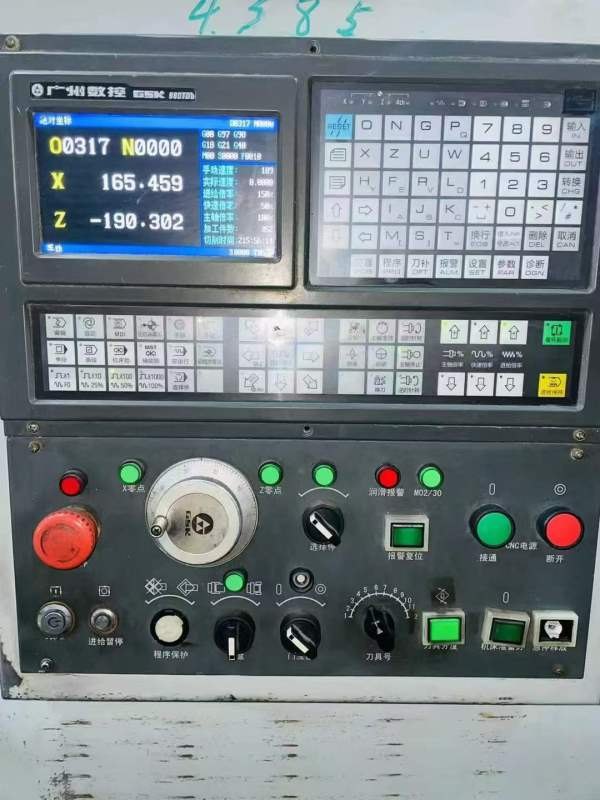 29800宝鸡40S斜车，广数980TDB原装伺服系统（主伺服电.