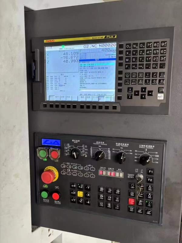 在位出售国祥850加工中心 发那科MFPLUS系统 三轴PMI35.