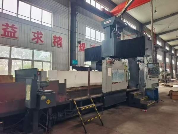 重型德扬532数控龙门发那科MF系统BT50刀柄齿轮传动工.