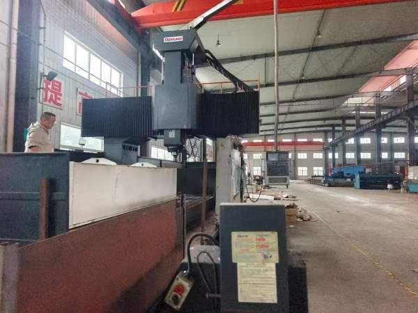 重型德扬532数控龙门发那科MF系统BT50刀柄齿轮传动工.